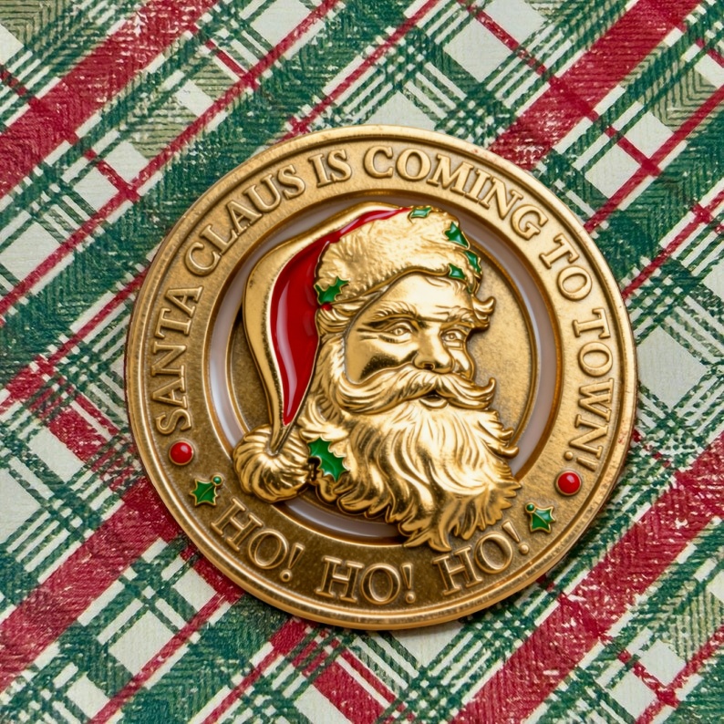 🎄Christmas Sale 50% OFF🔥⭐ Santa Copper Christmas Coin — The Holiday Gift Everyone Loves