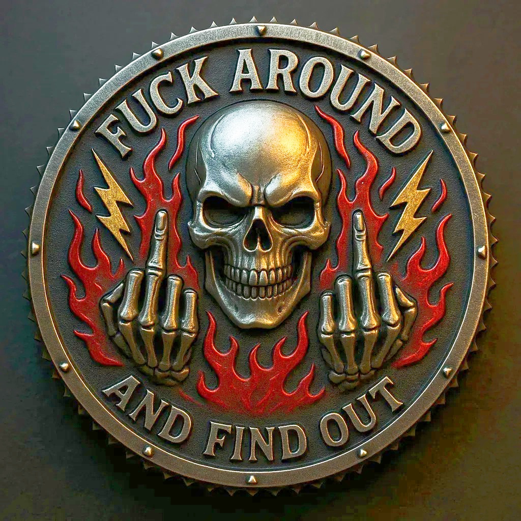 “F.A.F.O.” Challenge Coin – STAY READY, ALWAYS 🔥💀