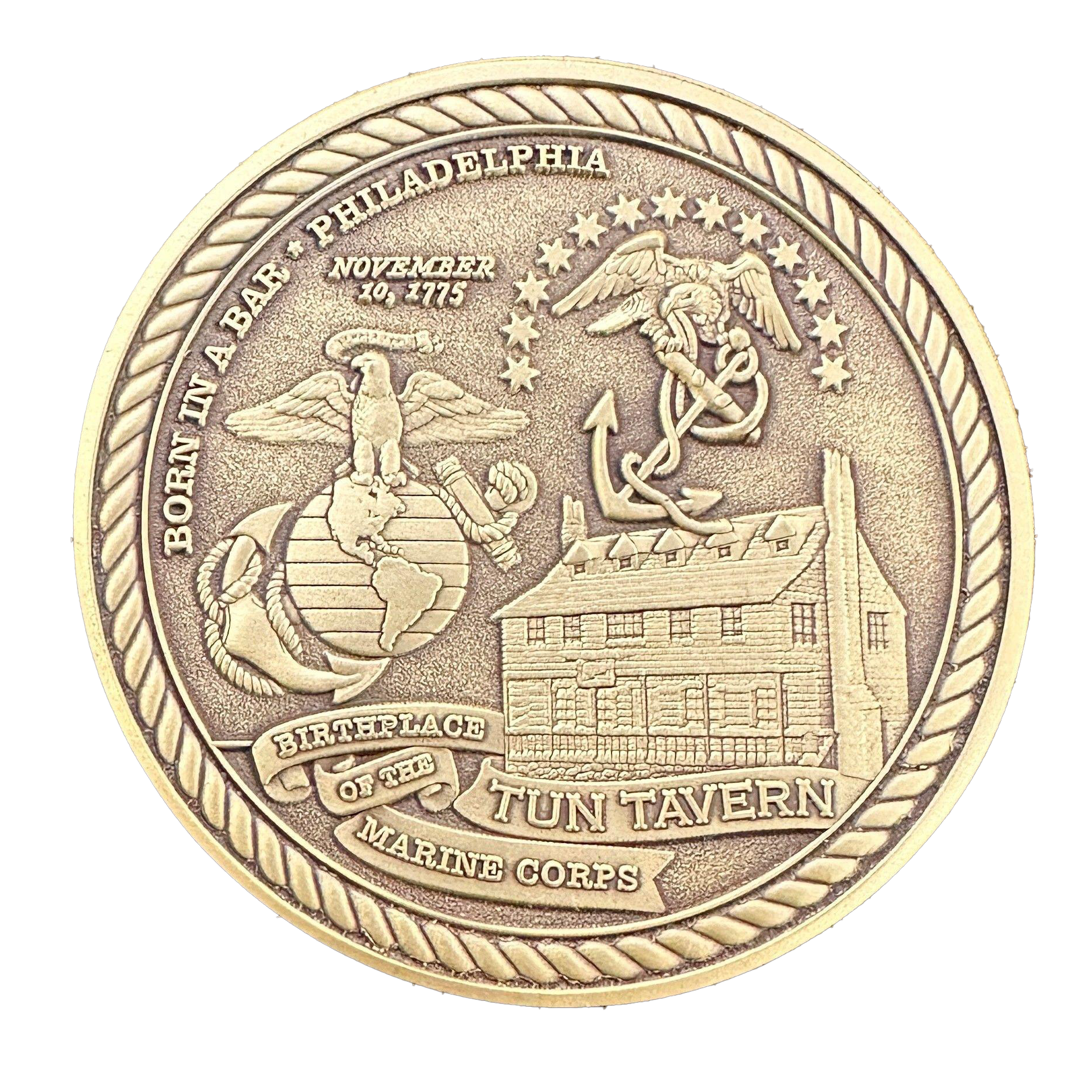 US Marine Corps 250th Anniversary Commemorative Coin