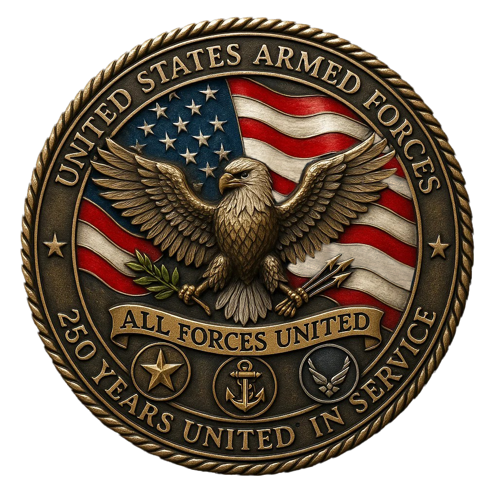 “ALL FORCES UNITED” Commemorative Coin