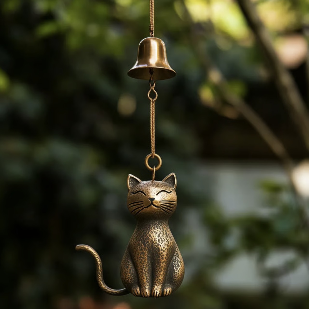 🔥Last Day 57% OFF🔥Handmade Retro Cat Wind Chime