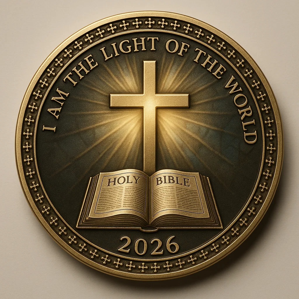 🌟 2026 Sacred Christian Challenge Coin 🌟