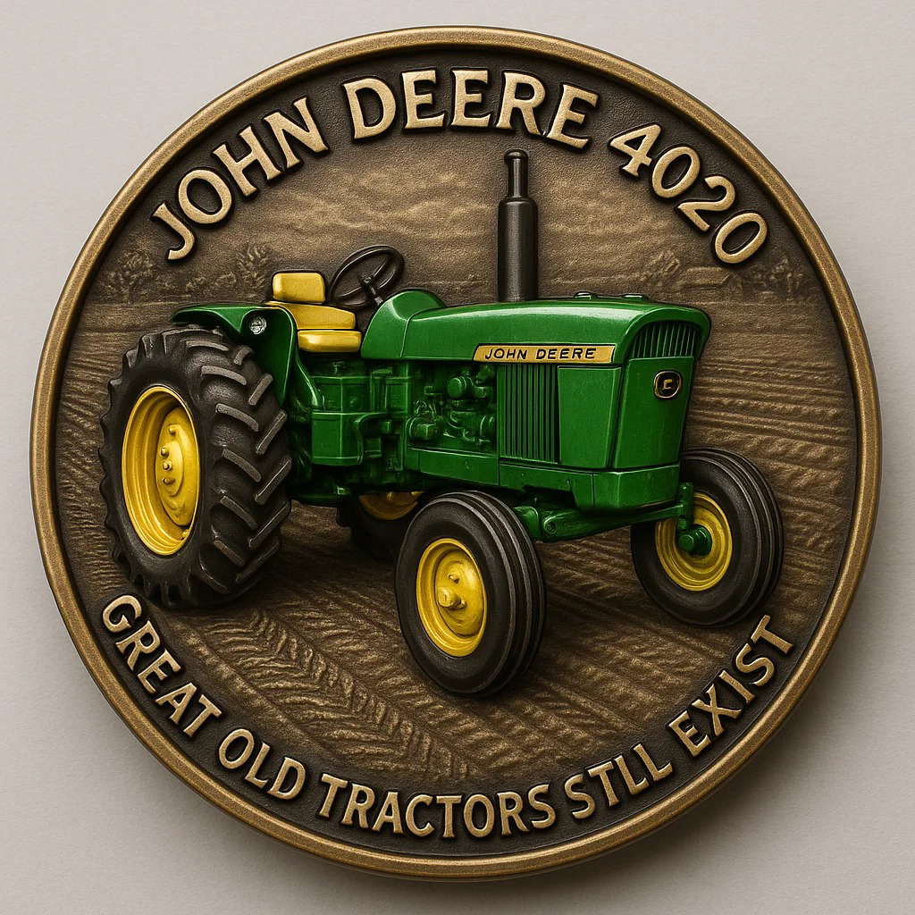 THE JOHN DEERE 4020 COMMEMORATIVE COIN