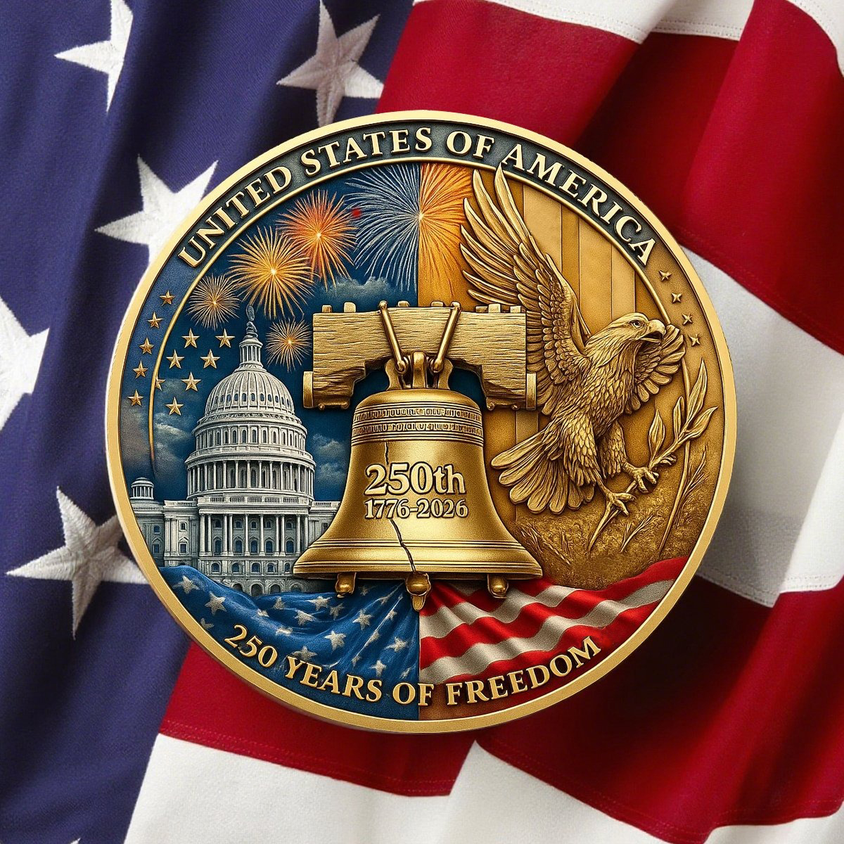 🎉🎉Last Day 49% OFF - America 250th Anniversary Commemorative Coin