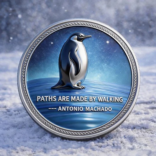 Paths Are Made by Walking But Why Commemorative Coin
