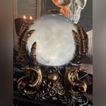 🧙‍♀️🔮MARTHA STEWART NWT LED Lighted Animated Decor Halloween Crystal Ball With Fog (BUY 2 FREE SHIPPING)