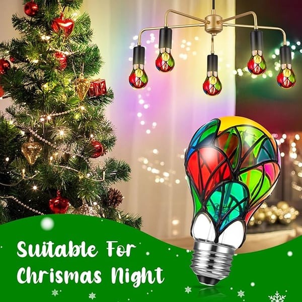 💡Stained glass light bulb