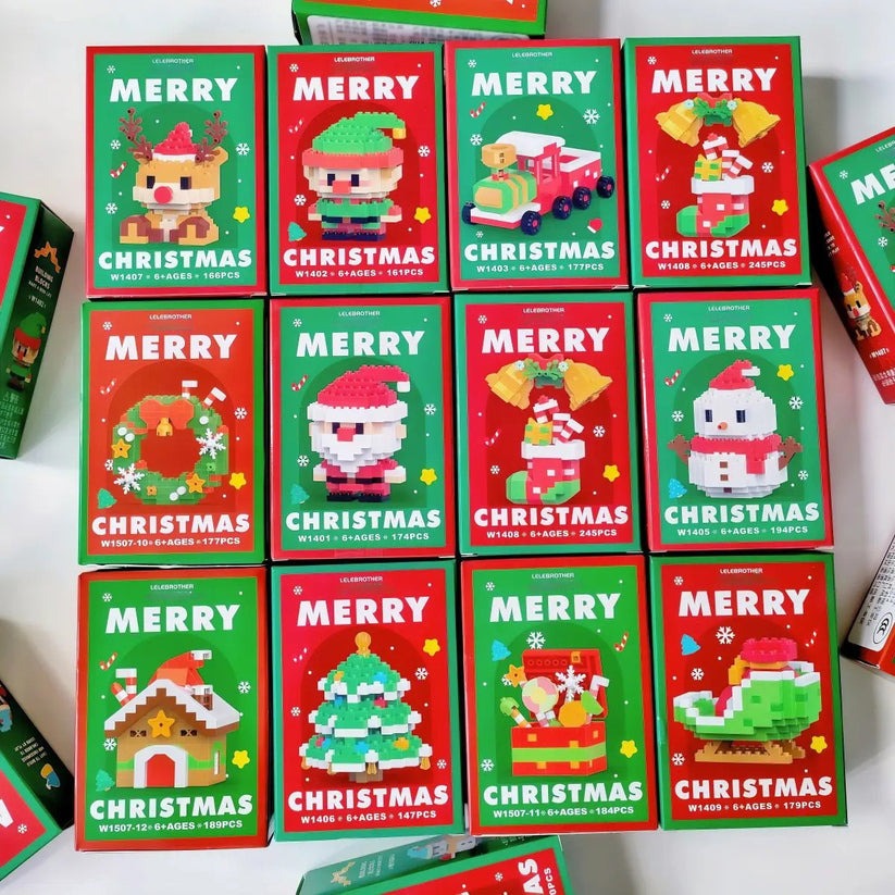 🎁Limited Time 49% OFF-🎄Santa Claus Design Building Blocks Toy
