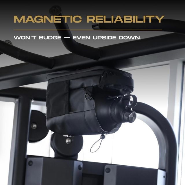 SuffaCo Magnetic Gym Water Bottle Holder Bag