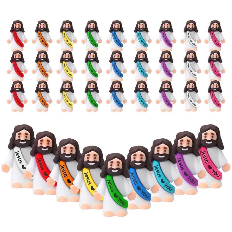 Mini Jesus Figures - Gifts for Halloween Thanksgiving Christm