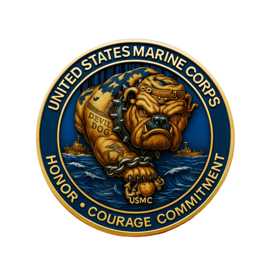 United States Marine Corps "Devil Dog" Commemorative Medal Landing Page