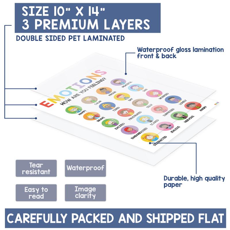 12 Pcs Calming Posters