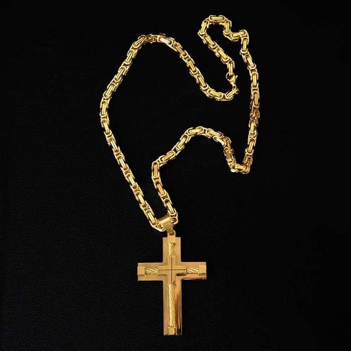 Elegant Cross Pendant Necklace