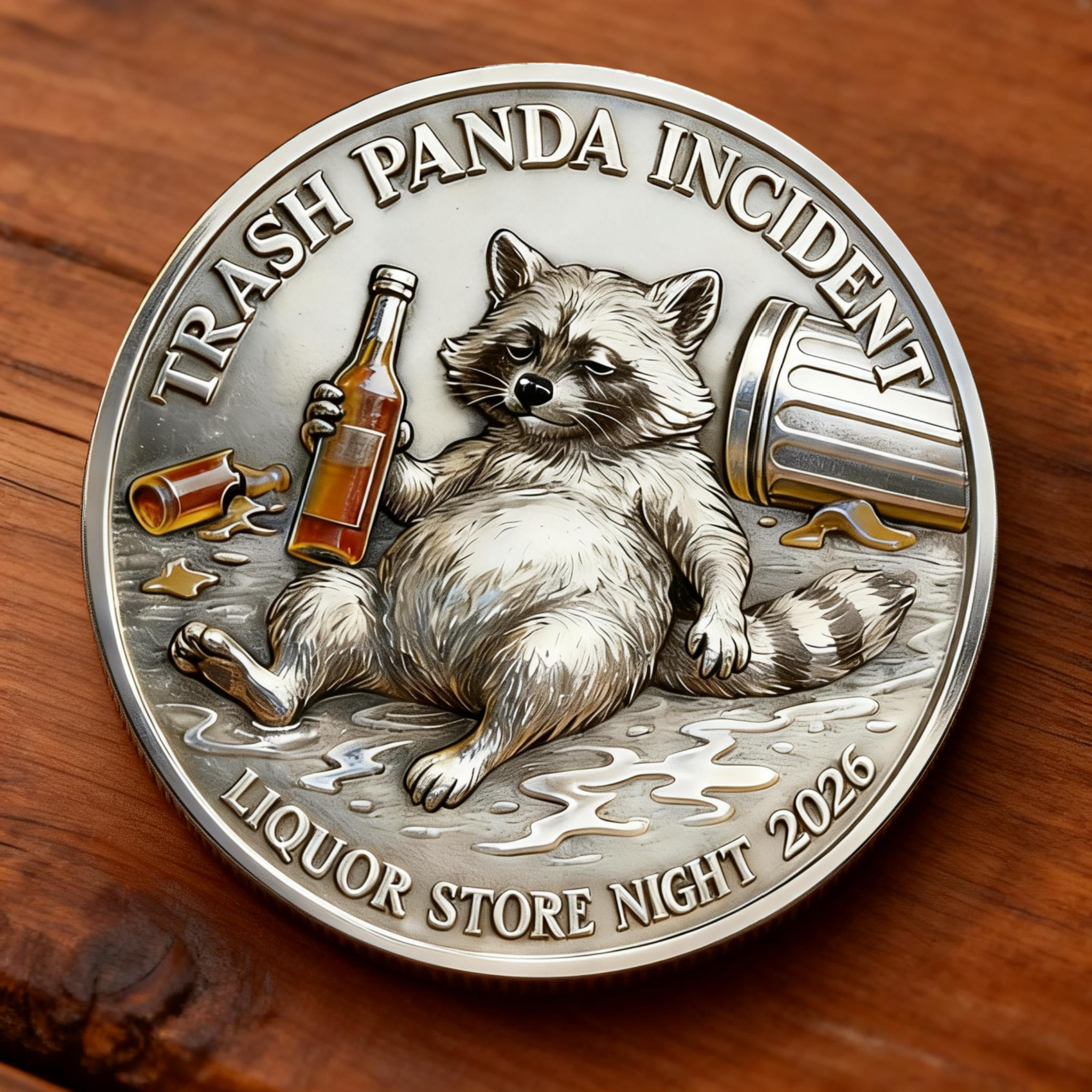 Trashed Panda Incident Challenge Coin