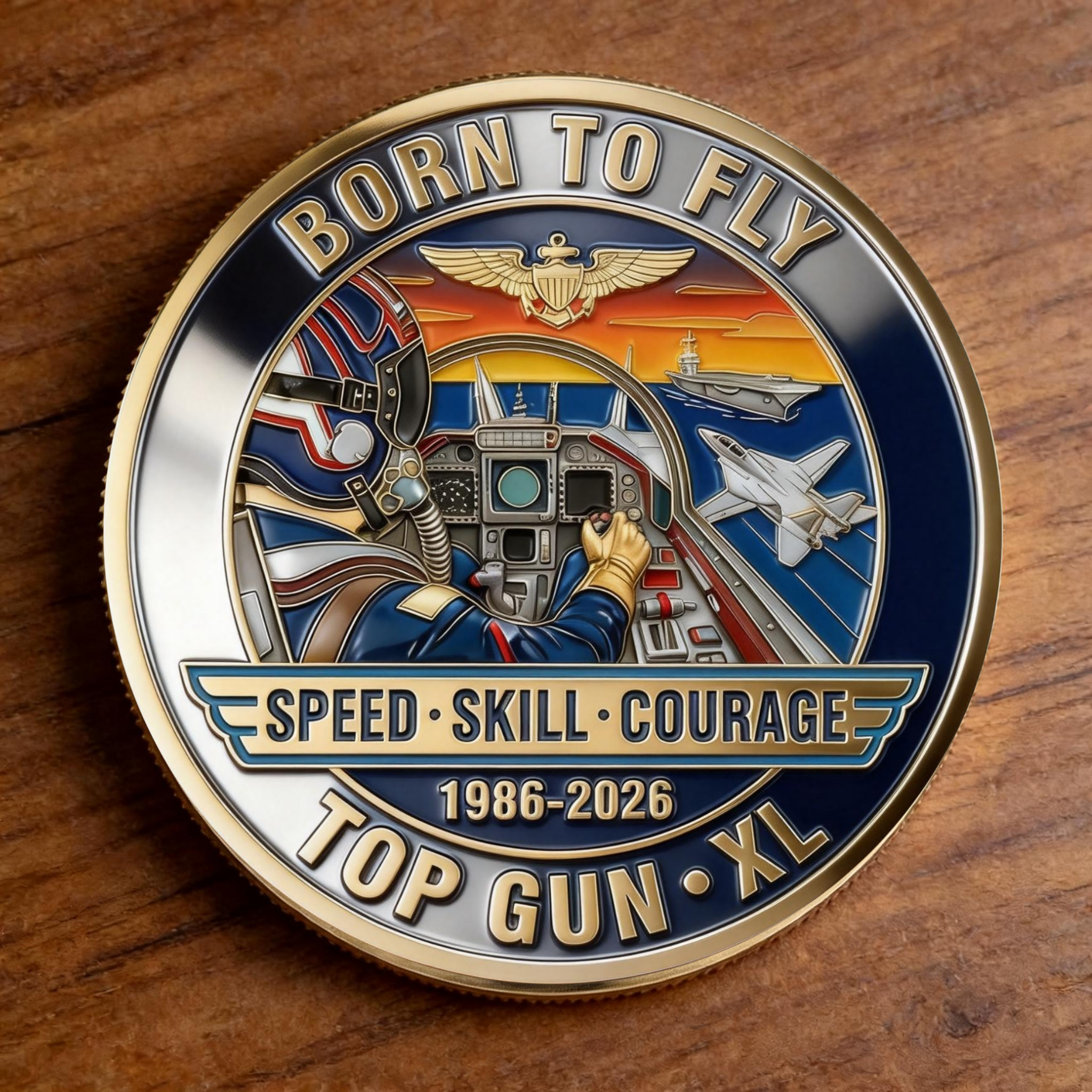 Top Gun 40th Anniversary Coin