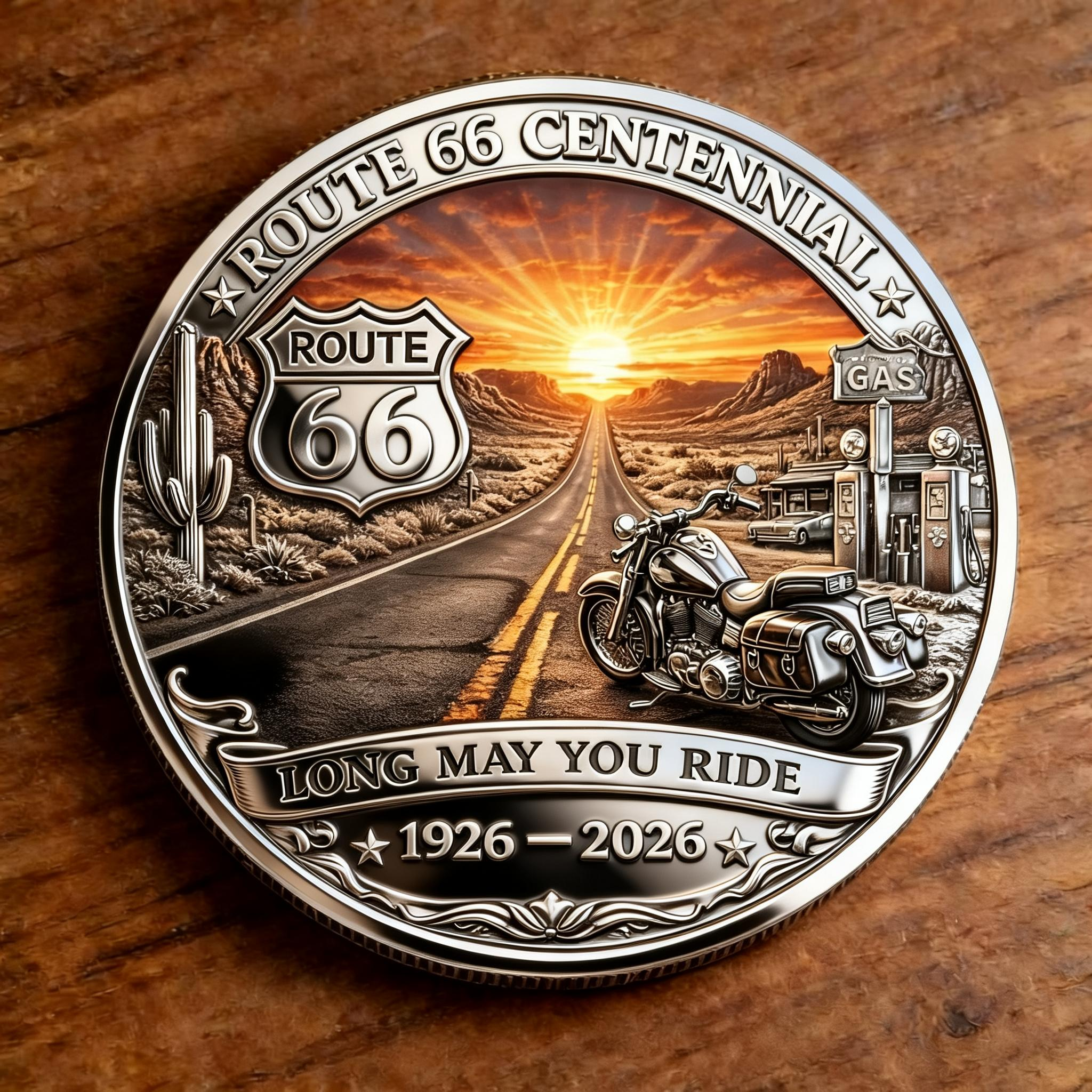 ROUTE 66 – 100TH ANNIVERSARY COMMEMORATIVE COIN
