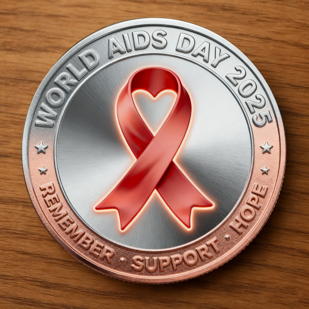WORLD AIDS DAY 2025 — Healing Tribute Coin