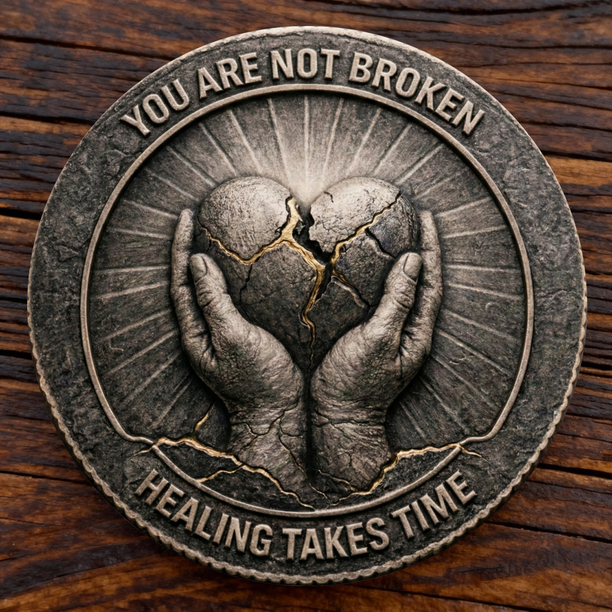 Last Day 49% OFF-PTSD Awareness Commemorative Coin — Not All Wounds Are Visible
