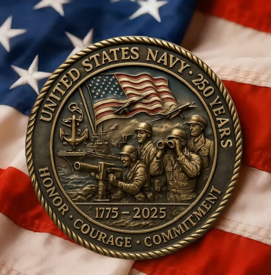U.S. Navy 250th Anniversary Commemorative Coin