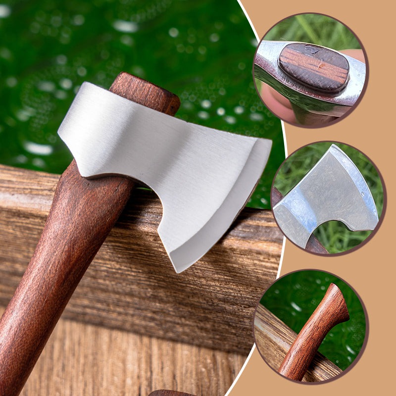 Mini Axe Portable Outdoor Camping Wood Splitting Defense Hand Axe