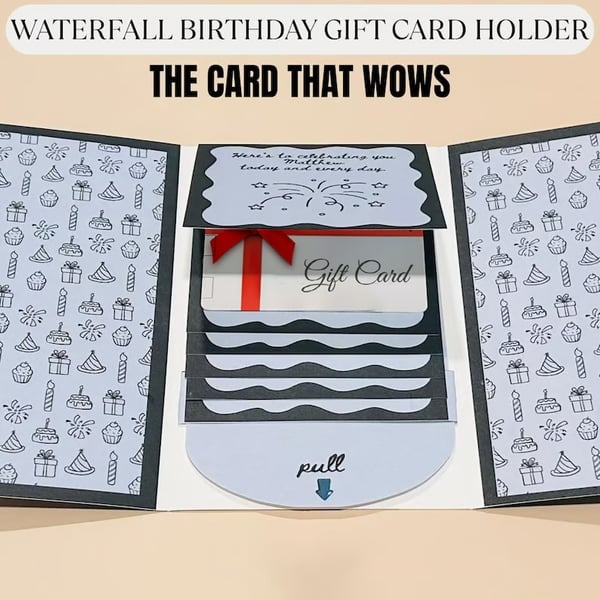 🎄 50K+ SOLD! 🎁✨ Christmas Gift Card Holder Book – Handmade Holiday Surprise, Festive Design & Heartfelt Gifting Magic 🎅