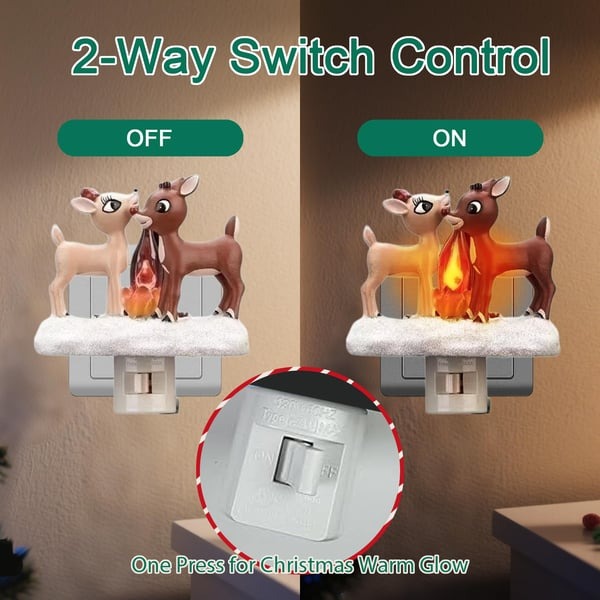 Christmas Reindeer Campfire Nightlight🦌