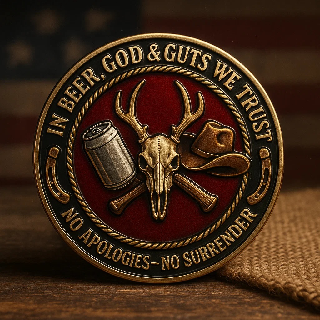 🏆 HEROES OF THE HEARTLAND™ — Redneck Pride Enamel Coin