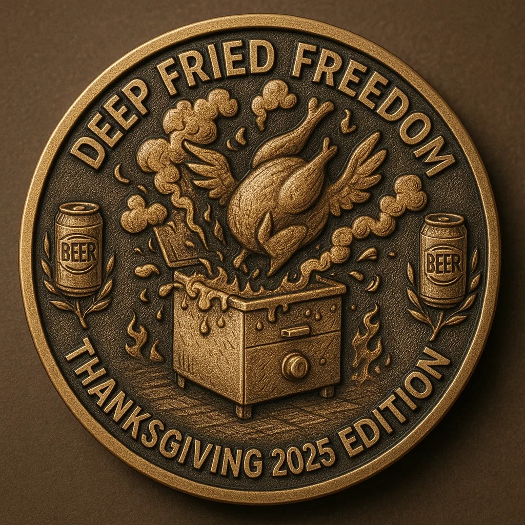 🦃 “IN TURKEY WE TRUST” Challenge Coin