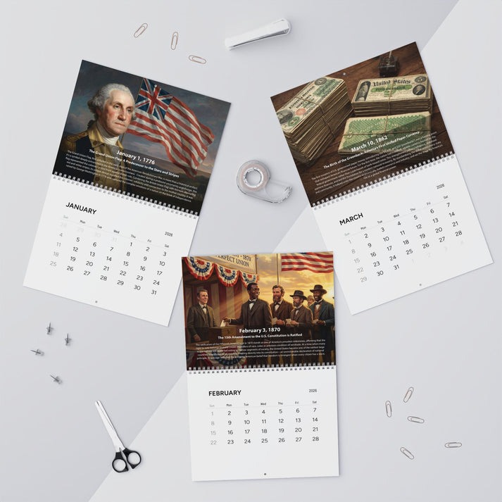 🏆New Year 60% OFF-🌟 America’s 250th Anniversary 2026 Patriotic Calendar 🌟