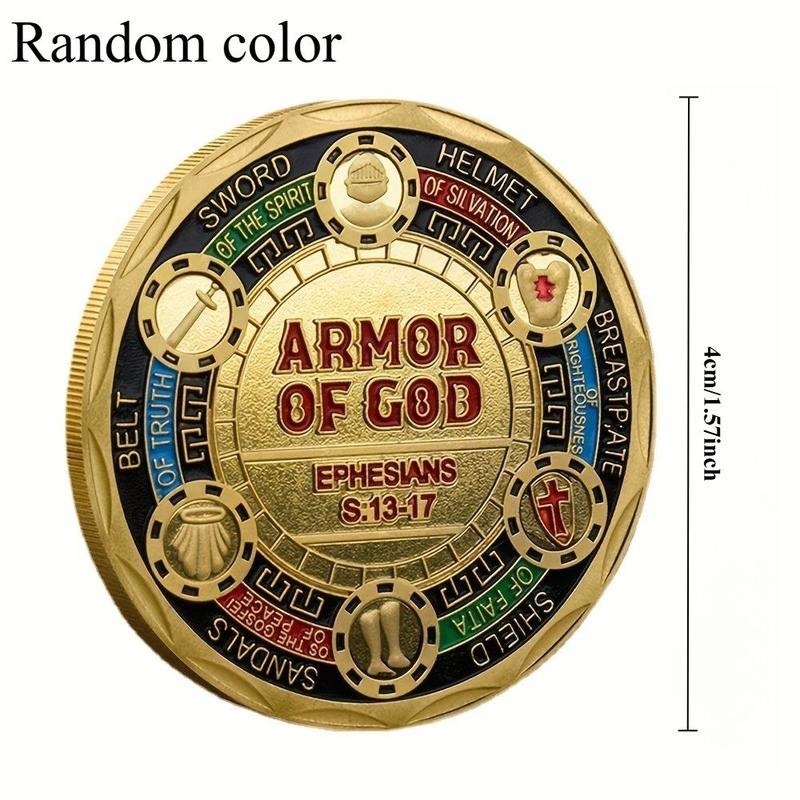 🏆New Year 60% OFF-ARMOR OF GOD-Christian Challenge Coin – Ephesians 6:13–17