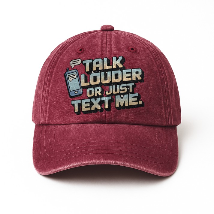 The "Analog Hearing Aid" Cap - Talk Louder Edition