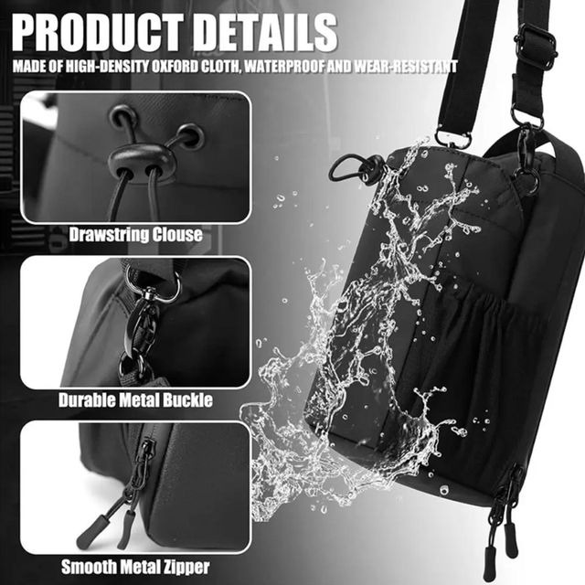 SuffaCo Magnetic Gym Water Bottle Holder Bag