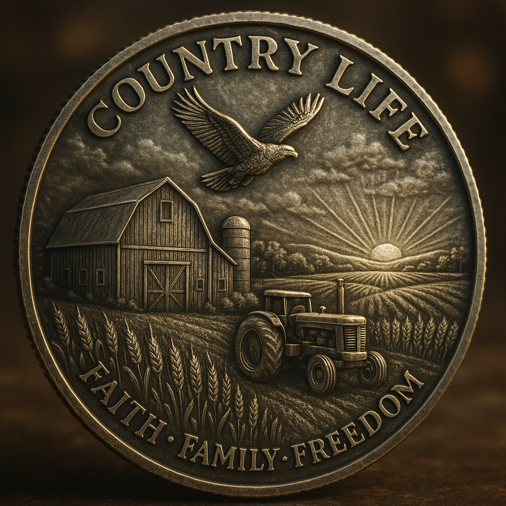 American Countryside Life Commemorative Coin
