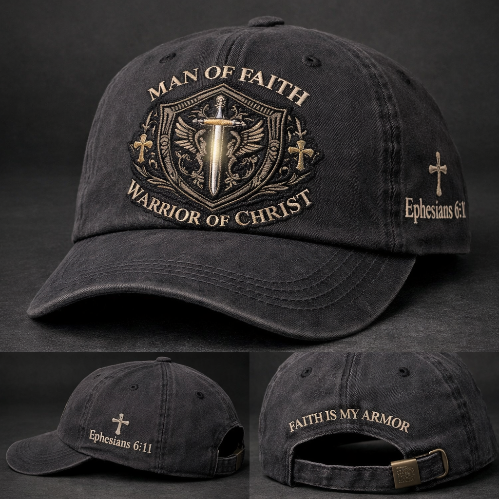 🏆New Year 60% OFF-MAN OF FAITH™ VINTAGE CAP