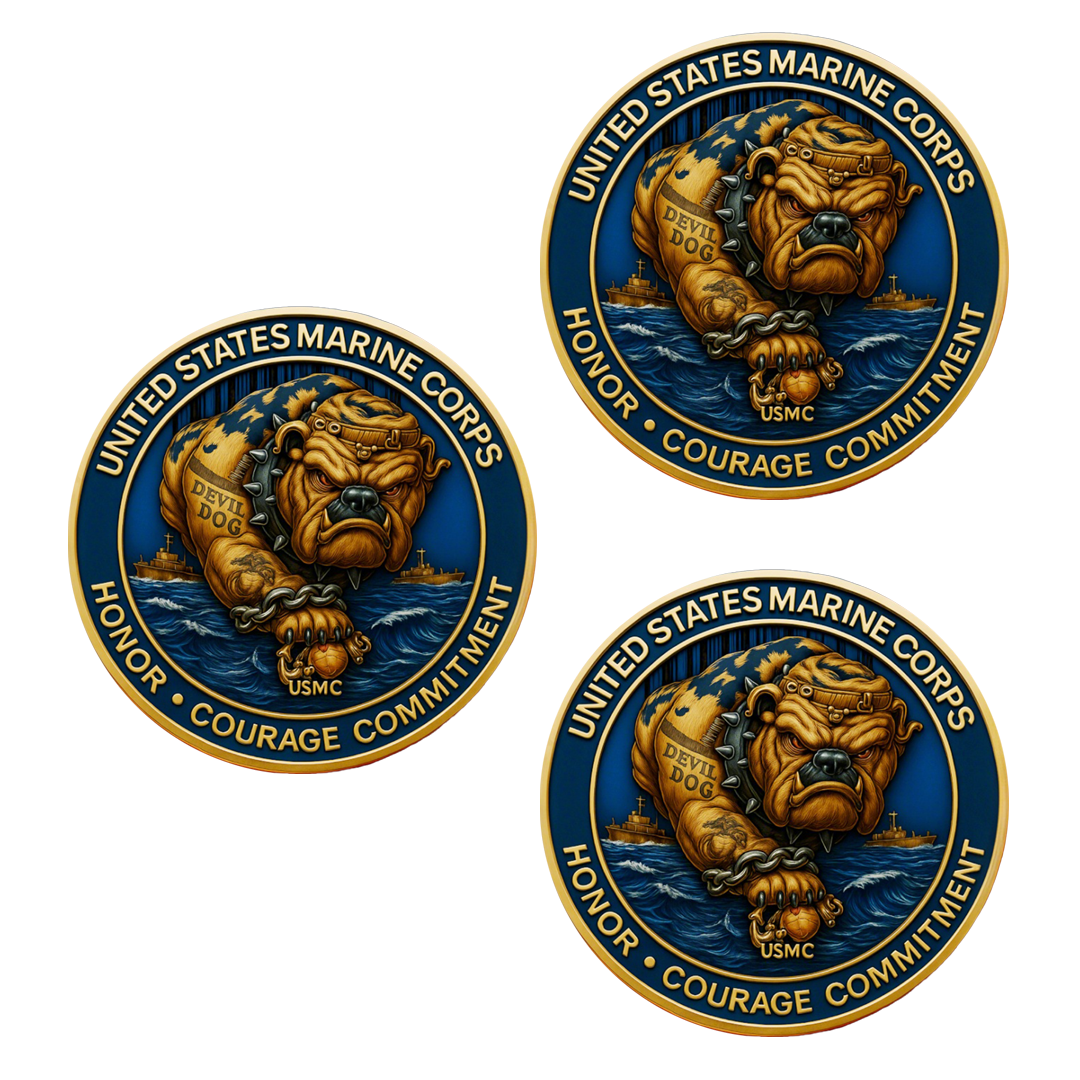 United States Marine Corps "Devil Dog" Commemorative Medal Landing Page