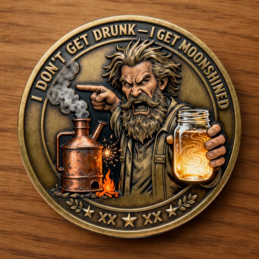 THE OUTLAW MOONSHINE™ COIN — REDNECK RAGE EDITION