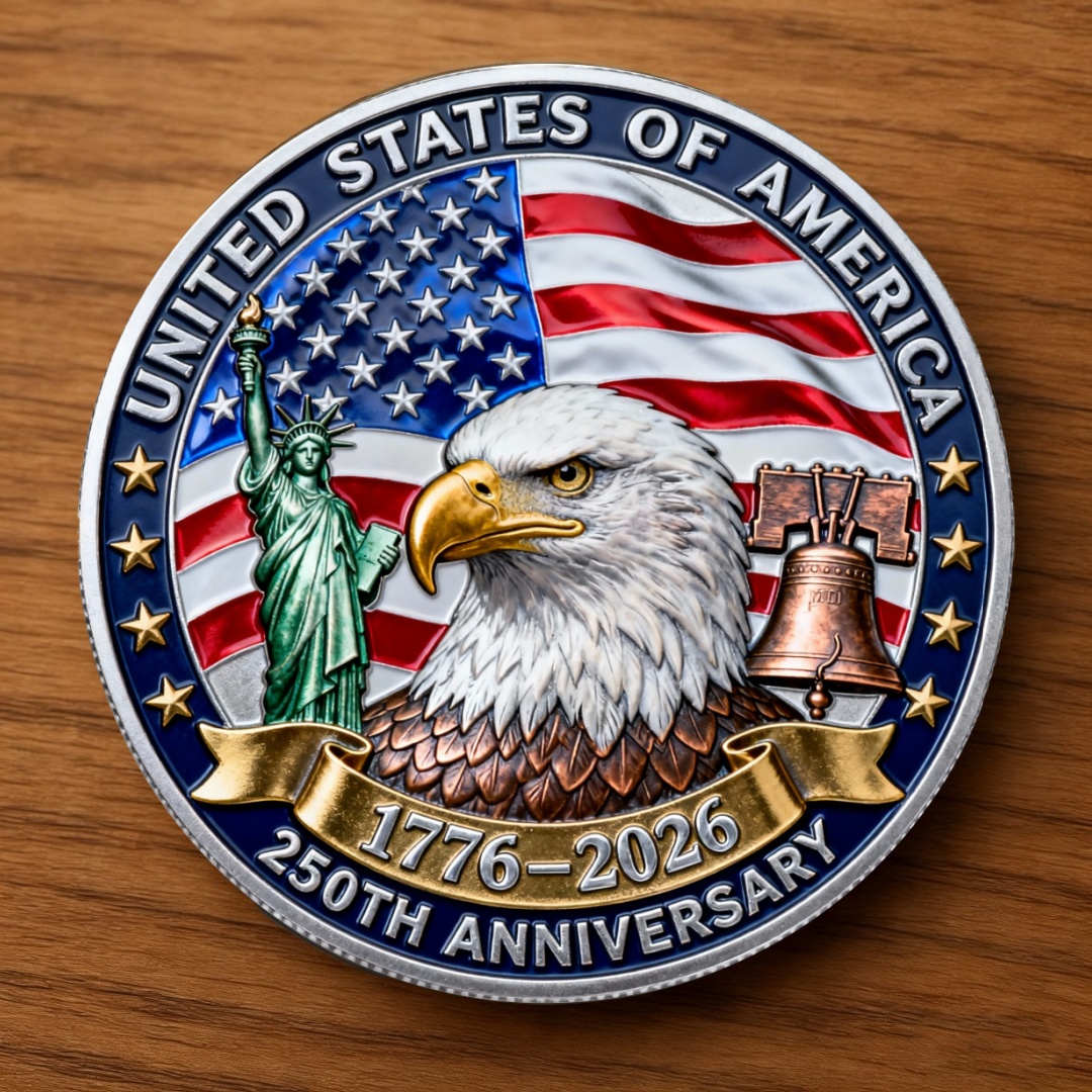 ⭐ THE OFFICIAL-STYLE 250TH ANNIVERSARY COMMEMORATIVE COIN
