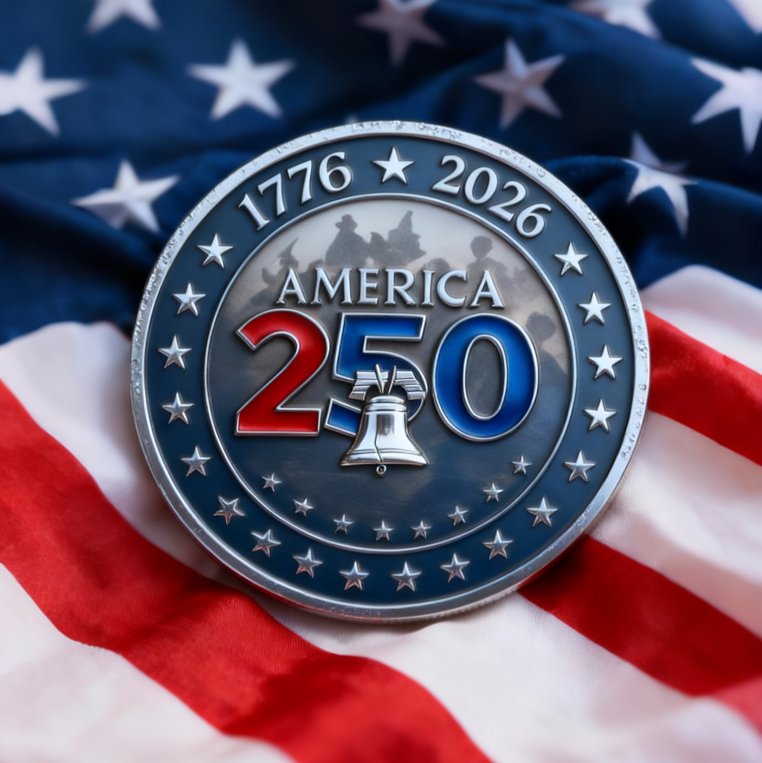 Celebrate 250 Years of American Freedom – Own the Commemorative Coin!