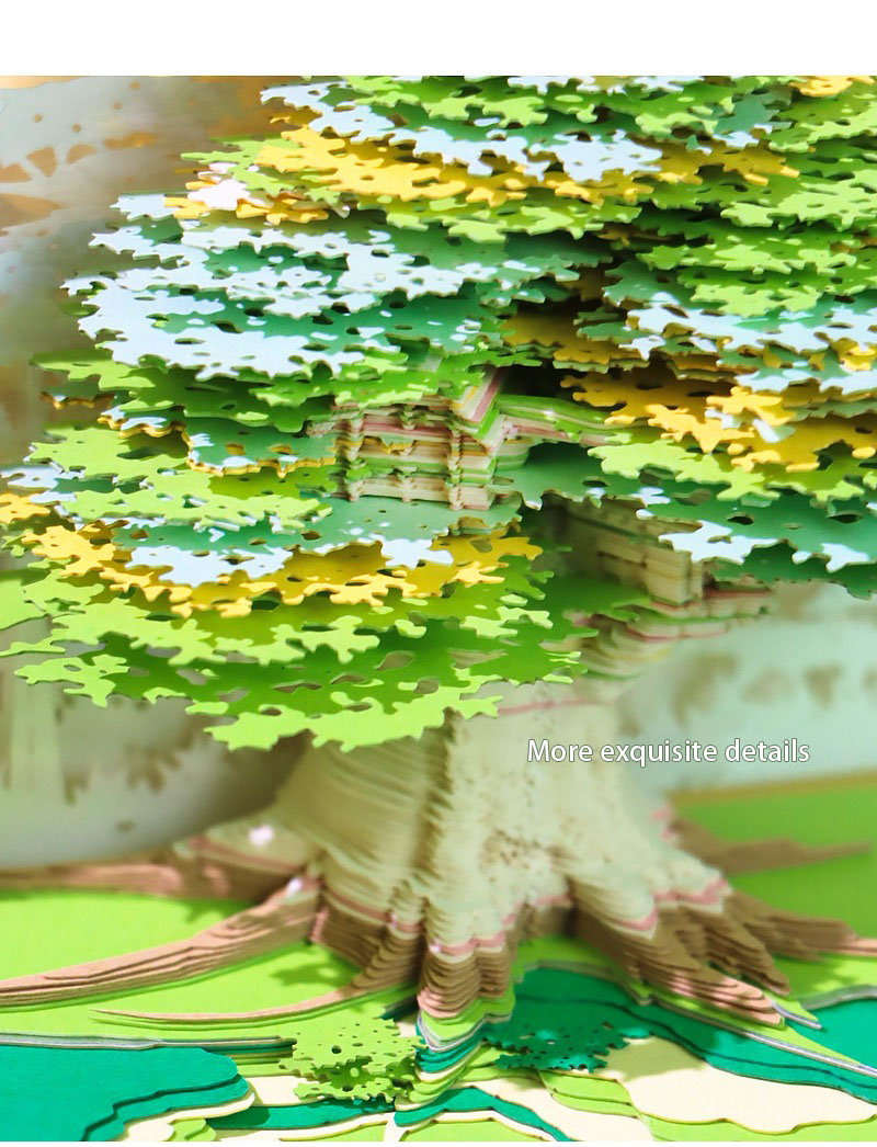 Romance Green Tree (With Light & Calendar 2026)