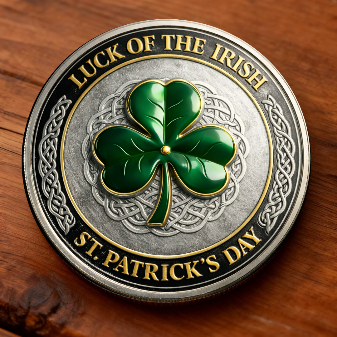 🍀 St. Patrick’s Day “Everybody in the Pub” Commemorative Coin 🍺