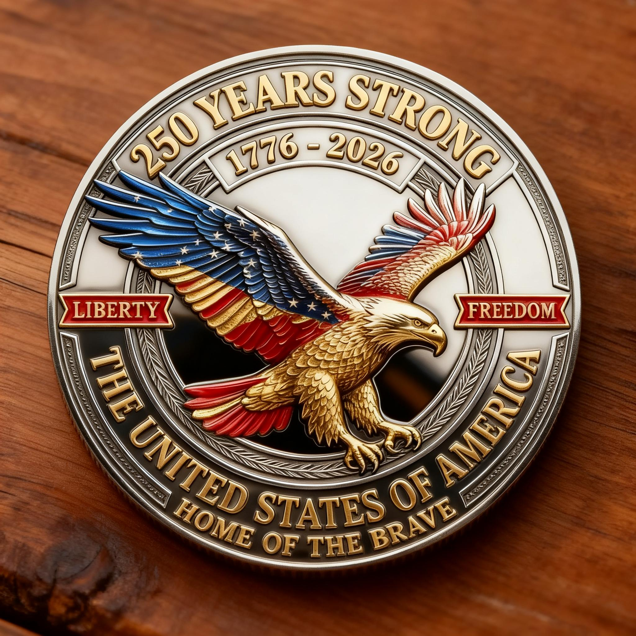 🎄Christmas Sale 50% OFF🔥250 YEARS STRONG — A COIN FOR EVERY AMERICAN HEART