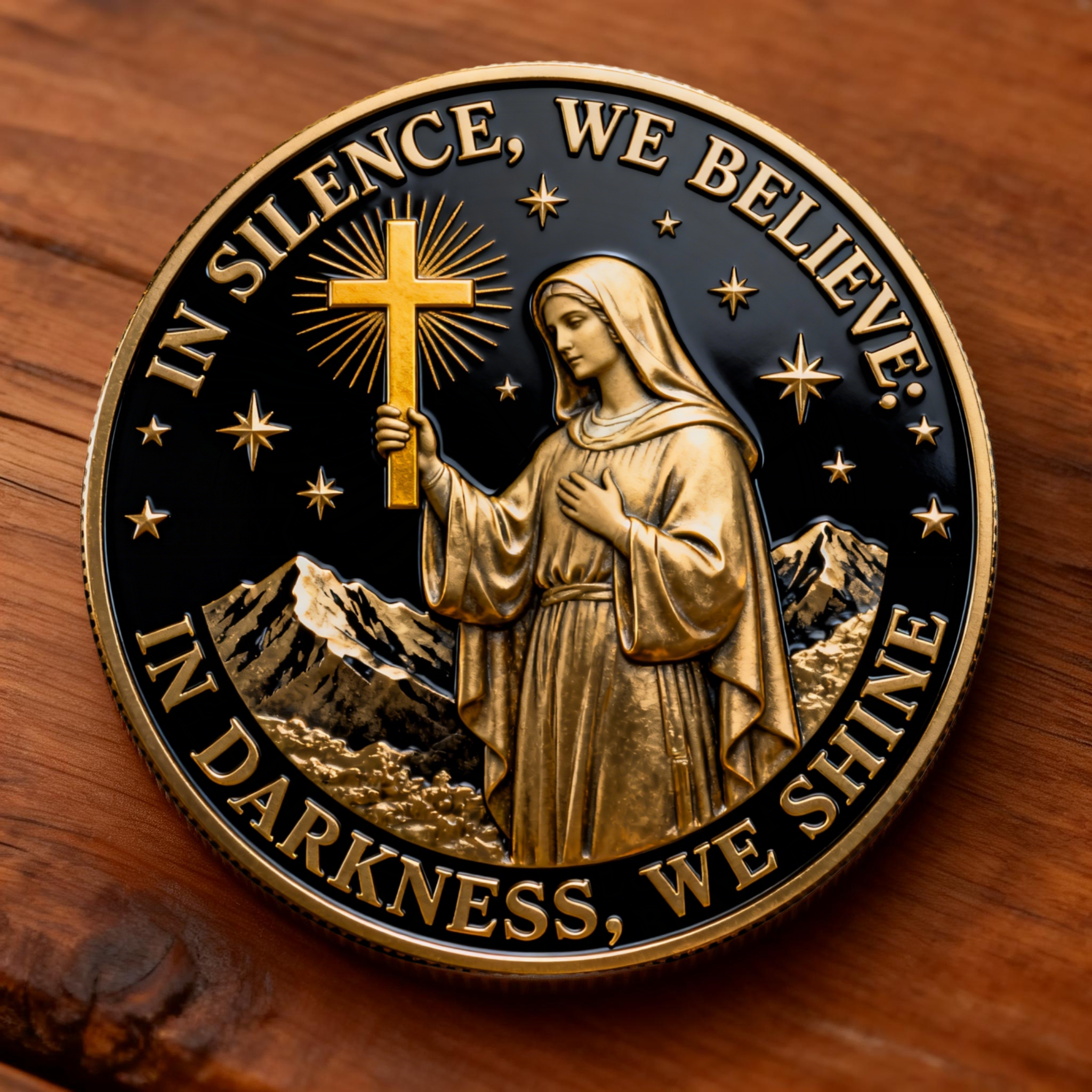 🎄Christmas Sale 50% OFF🔥🕊️ Faith & Light Commemorative Coin — A Symbol of Unfading Belief