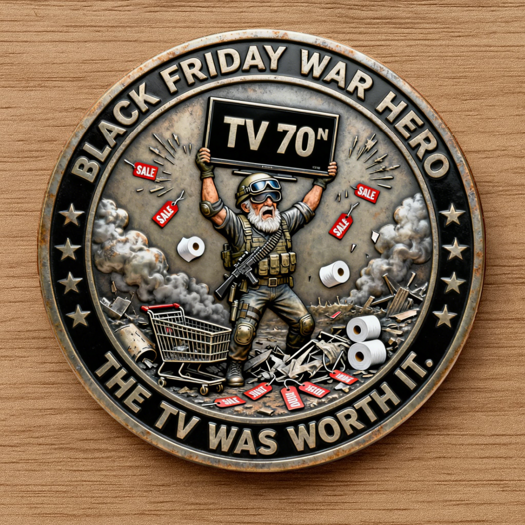 🥇 BLACK FRIDAY SURVIVAL MEDAL