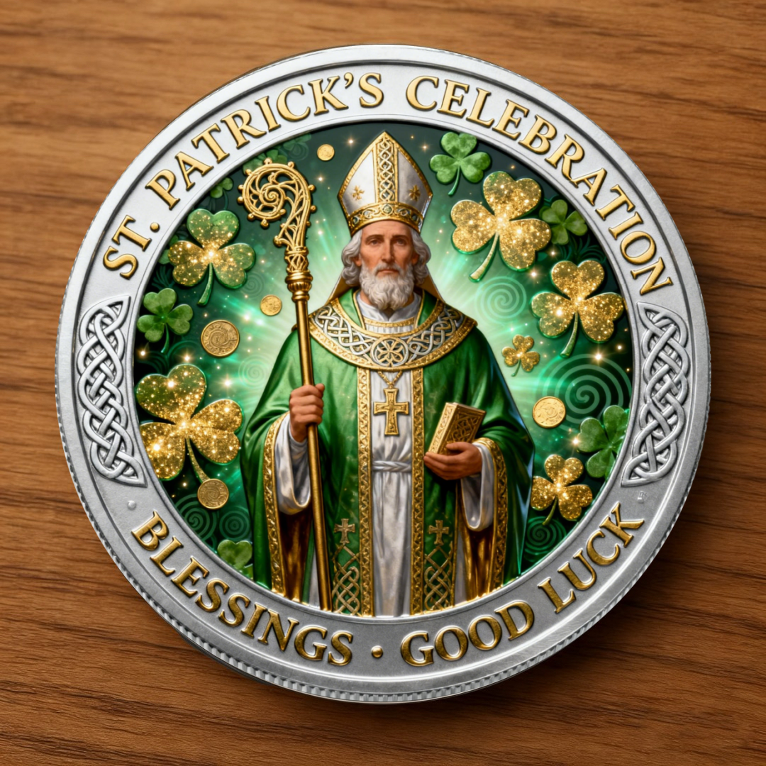 🍀 Celebrate St. Patrick’s Blessings with a Premium Collector’s Coin 🍀