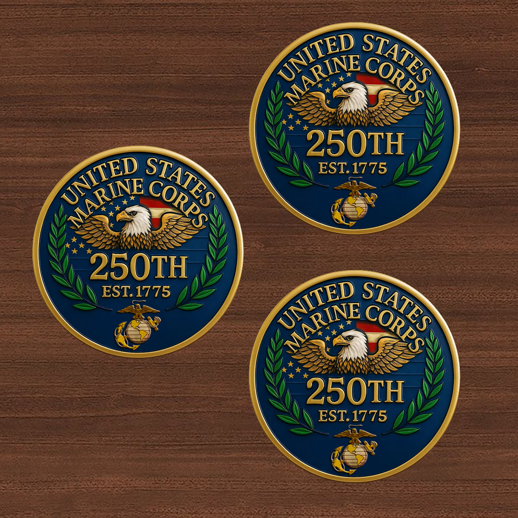 🔥Last Day 49% OFF-USMC 250th Anniversary Commemorative Coin – 1775–2025
