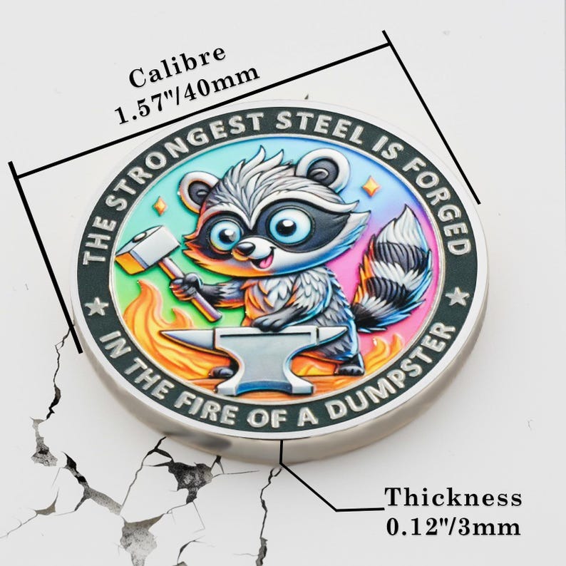 Dumpster Fire Resilience Coin