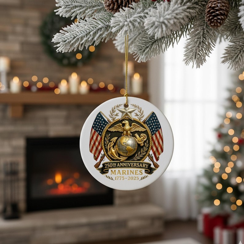 MARINES 250th ANNIVERSARY ORNAMENT | LIMITED EDITION (1775–2025)