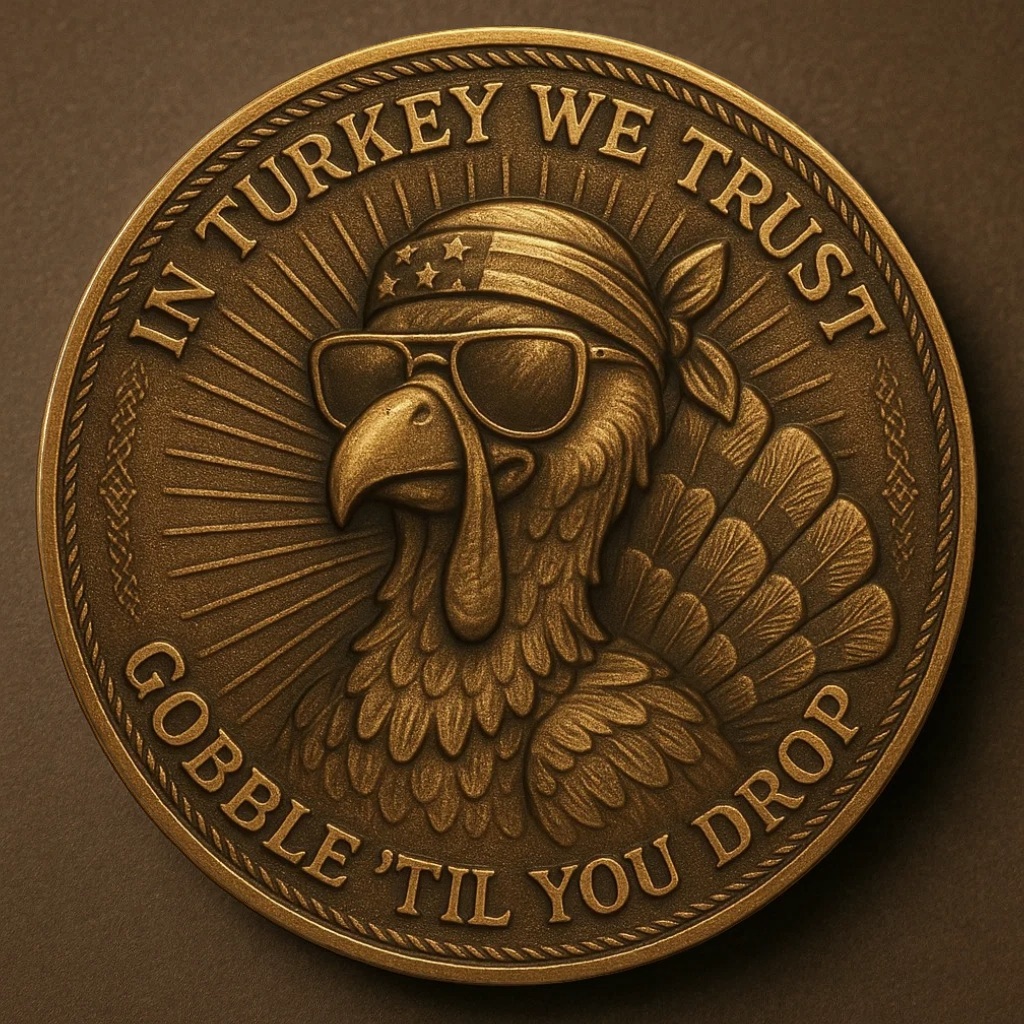 🦃 “IN TURKEY WE TRUST” Challenge Coin