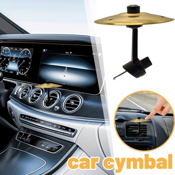 🏆HOT SALE ✨Car Impact Cymbal, Car Cymbal Air Vent, Compact Durable Accessory Fits All Vehicles