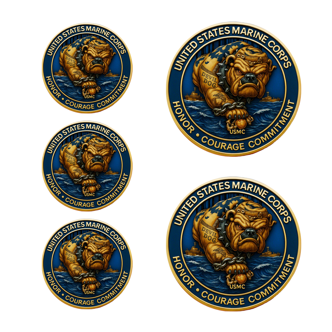 United States Marine Corps "Devil Dog" Commemorative Medal Landing Page